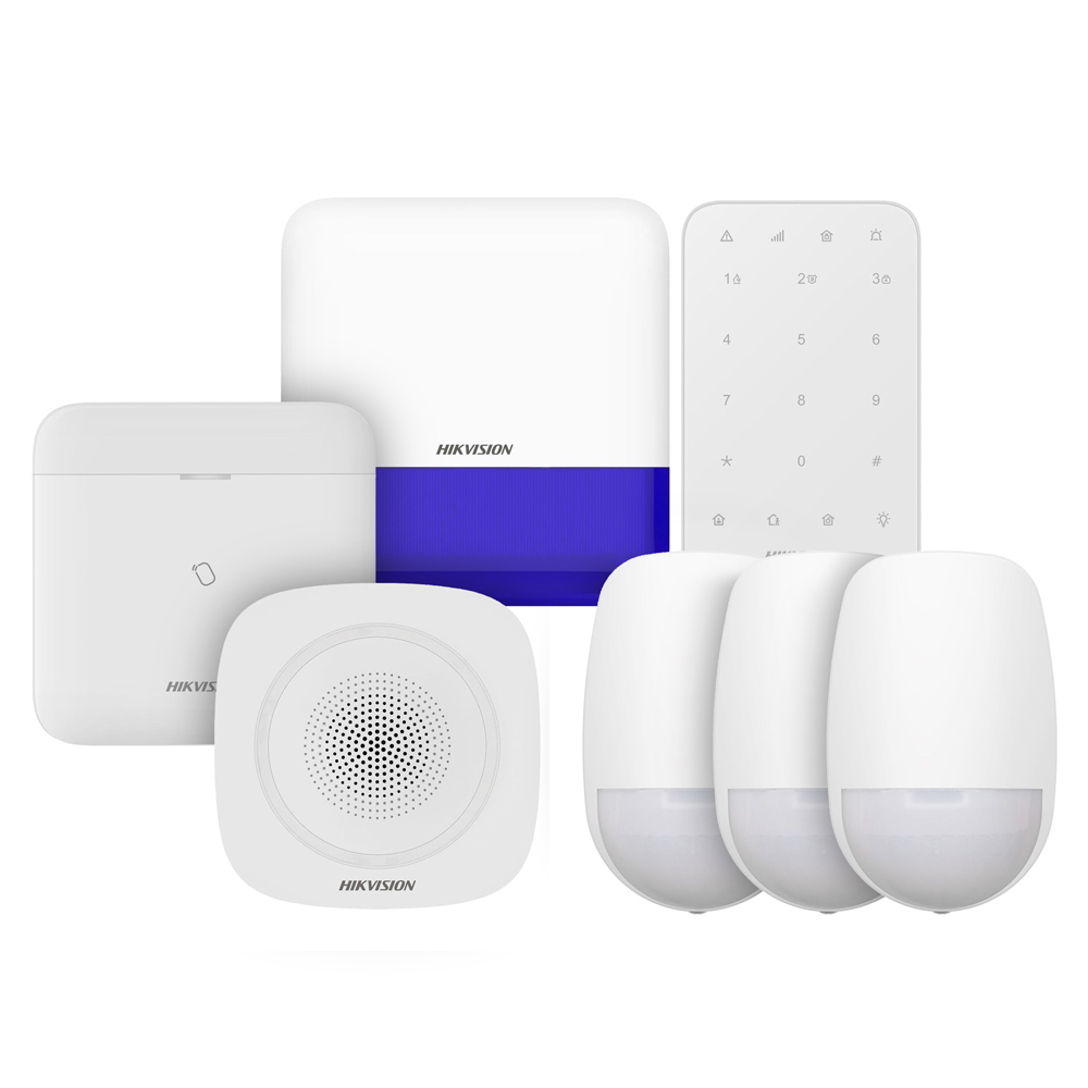 A range of white security systems